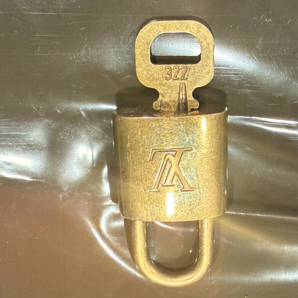 Louis Vuitton Gold Padlock and Key #322 - Picture 2 of 16